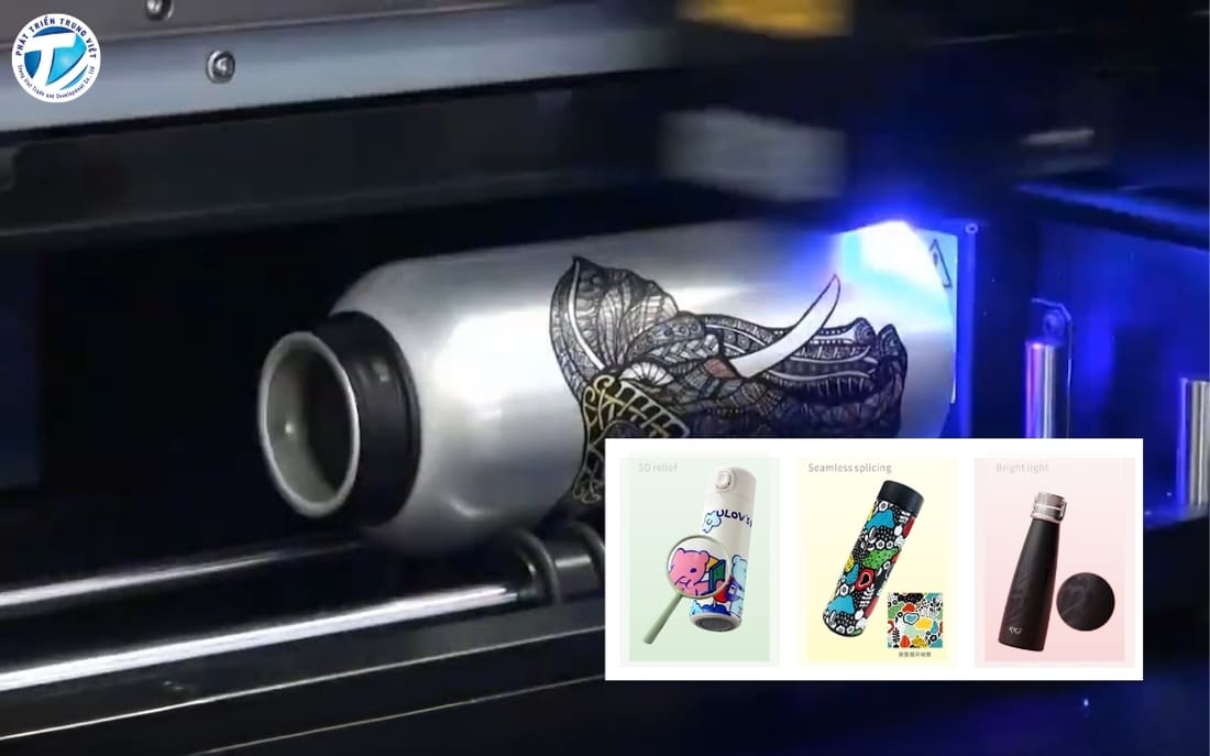 Địa chỉ và báo giá máy in UV trụ tròn trên toàn quốc